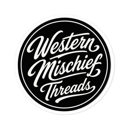 Round WMT Retro Sticker