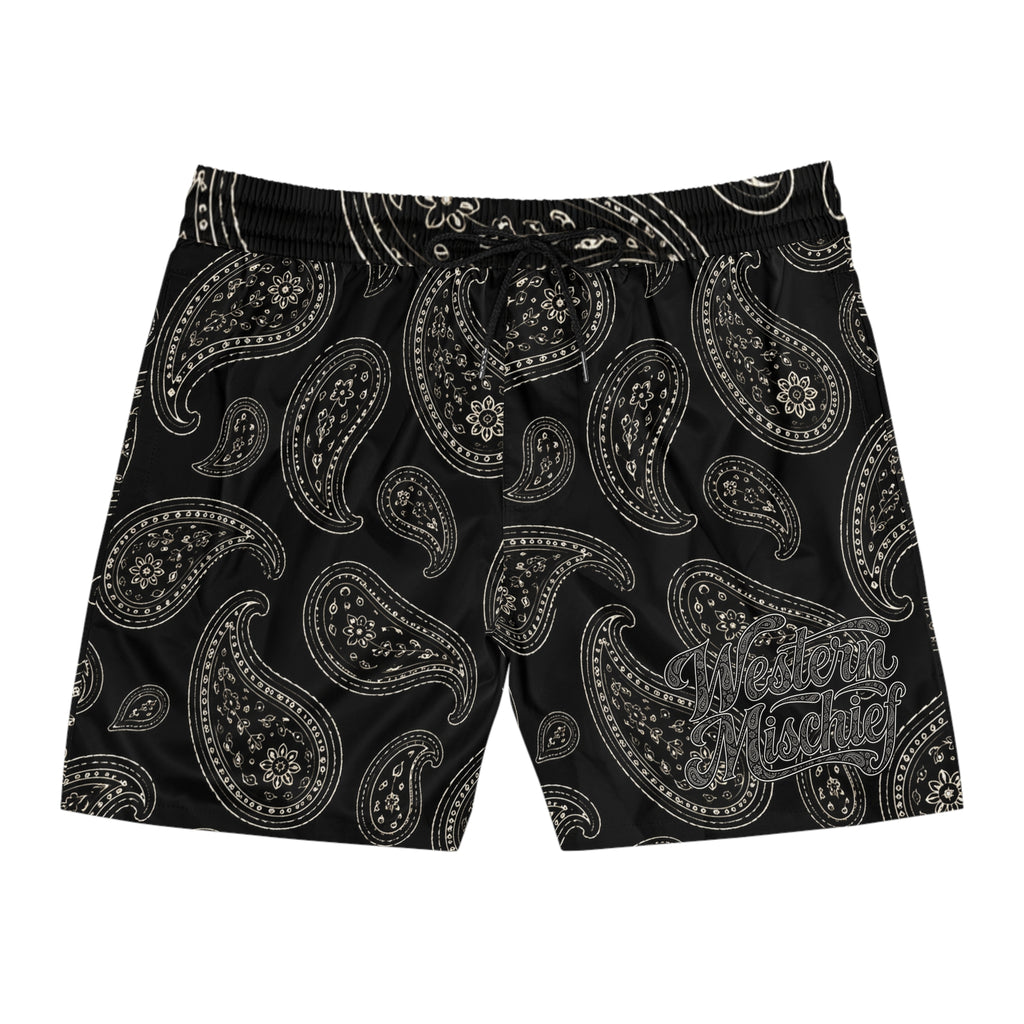 Western Mischief Paisley Trunks