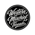 Round WMT Retro Sticker