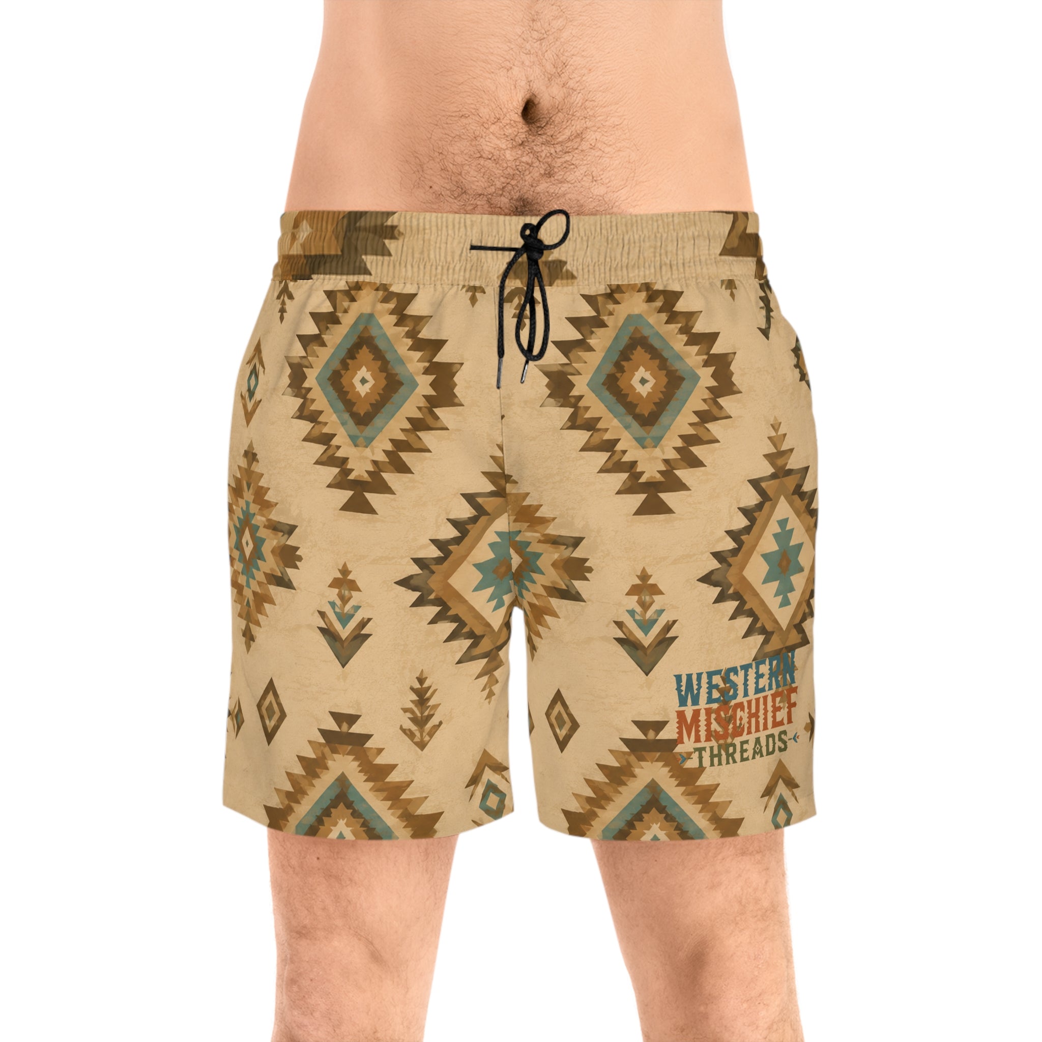 Western Mischief Aztec Sand Trunks