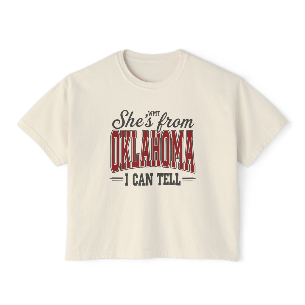 Women’s Crop Oklahoma Tee