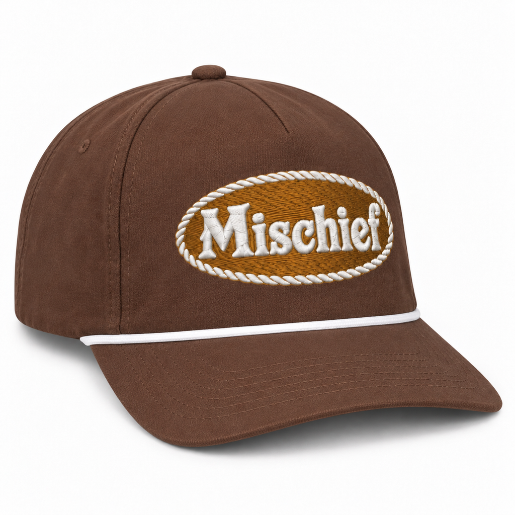 Mischief Espresso Rope Hat