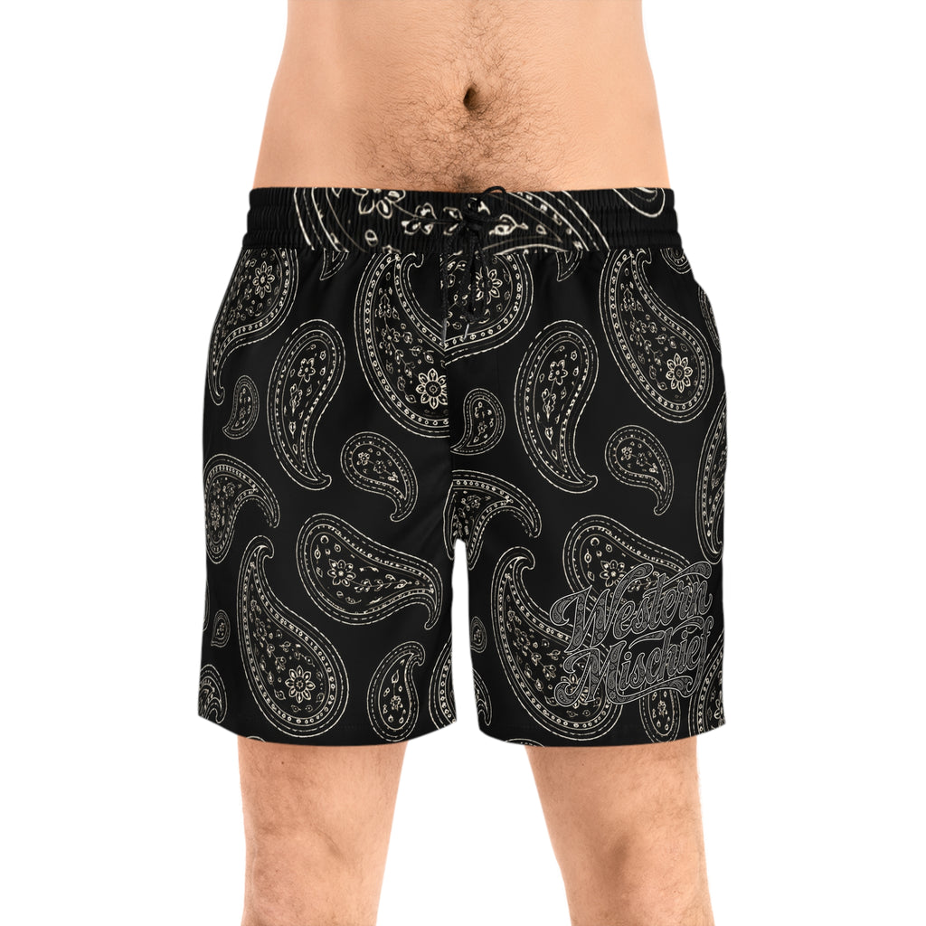 Western Mischief Paisley Trunks