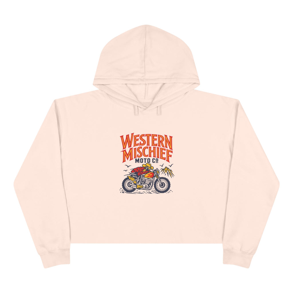 Western Mischief Moto Co. Crop Hoodie