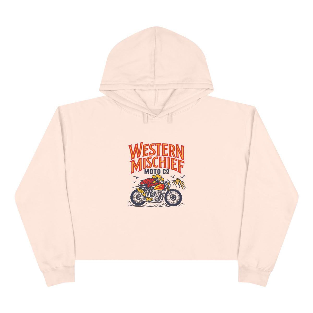 Western Mischief Moto Co. Crop Hoodie