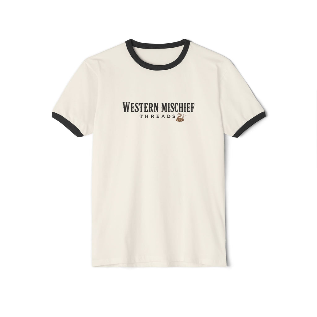 Follow the Noise Dimond Back-Ringer Sleeve Tee