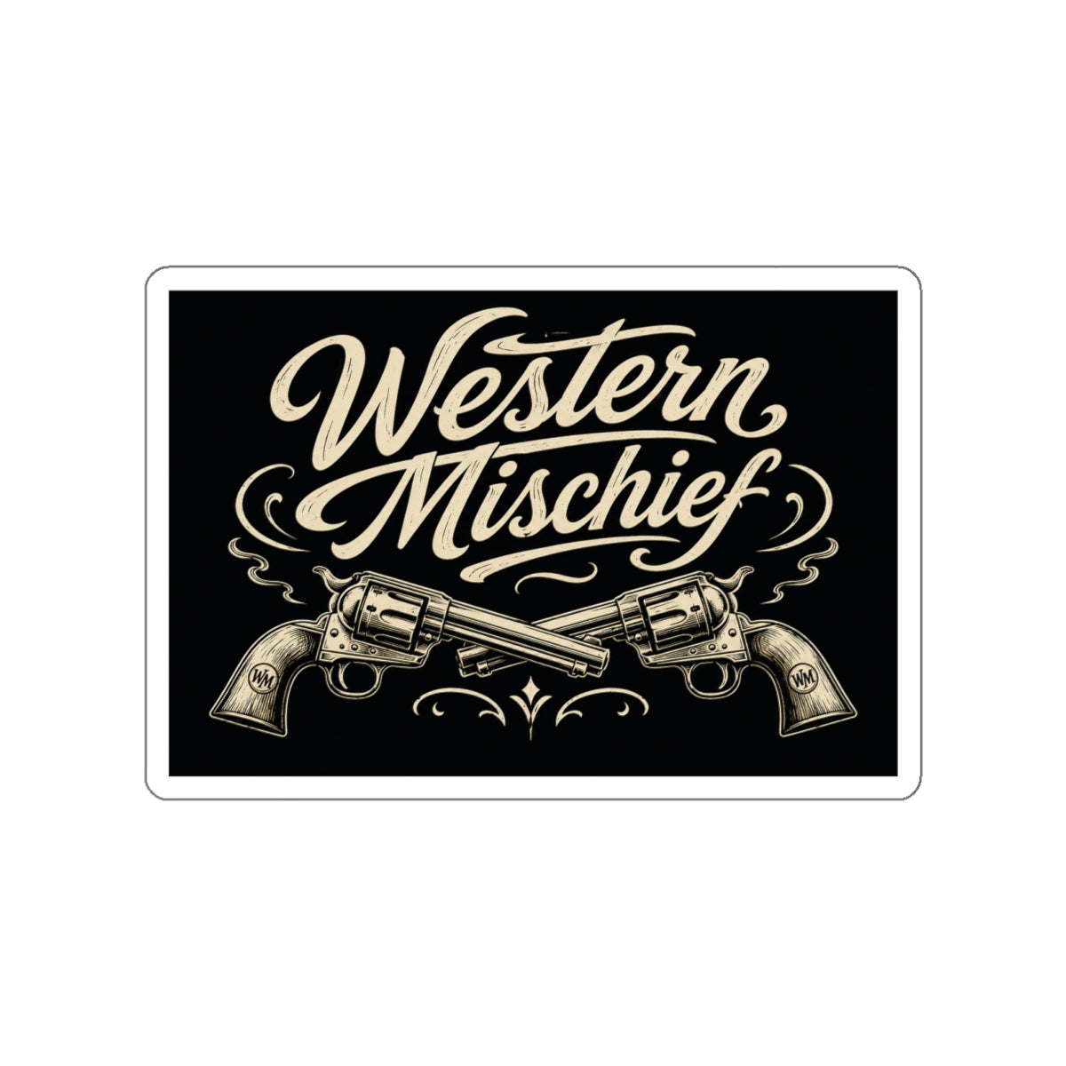 WM Duelin' Six Shooter Sticker