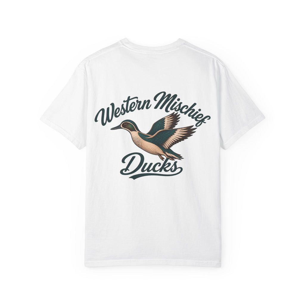 Western Mischief Teal Tee