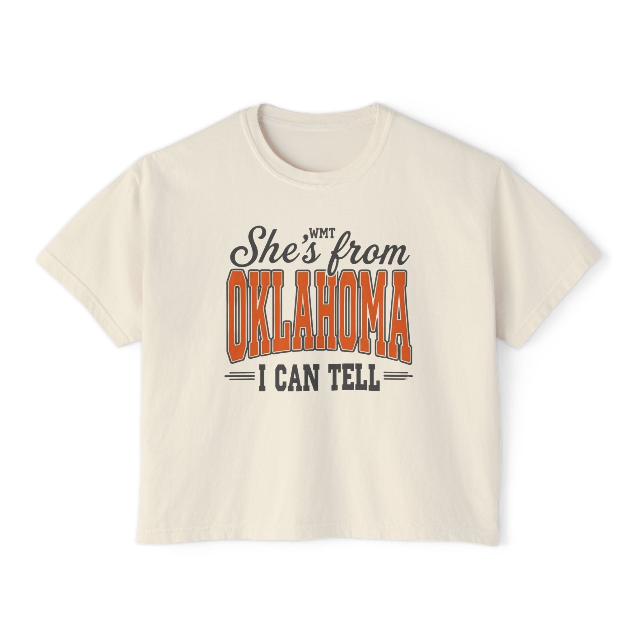 Women’s Crop Oklahoma Tee