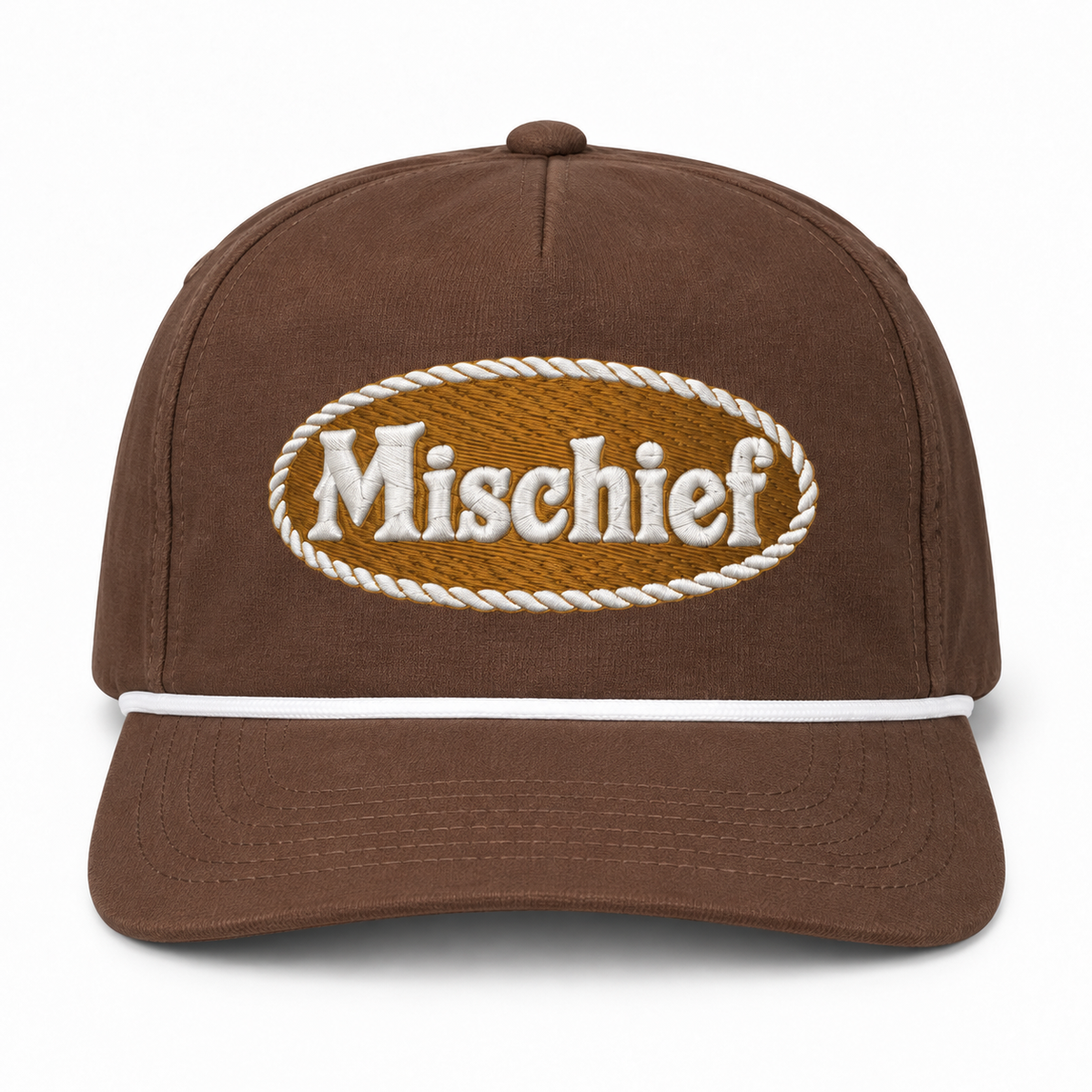 Mischief Espresso Rope Hat