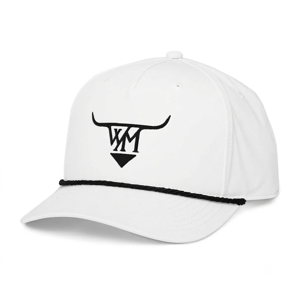 Long Horn Business Rope Snapback Hat