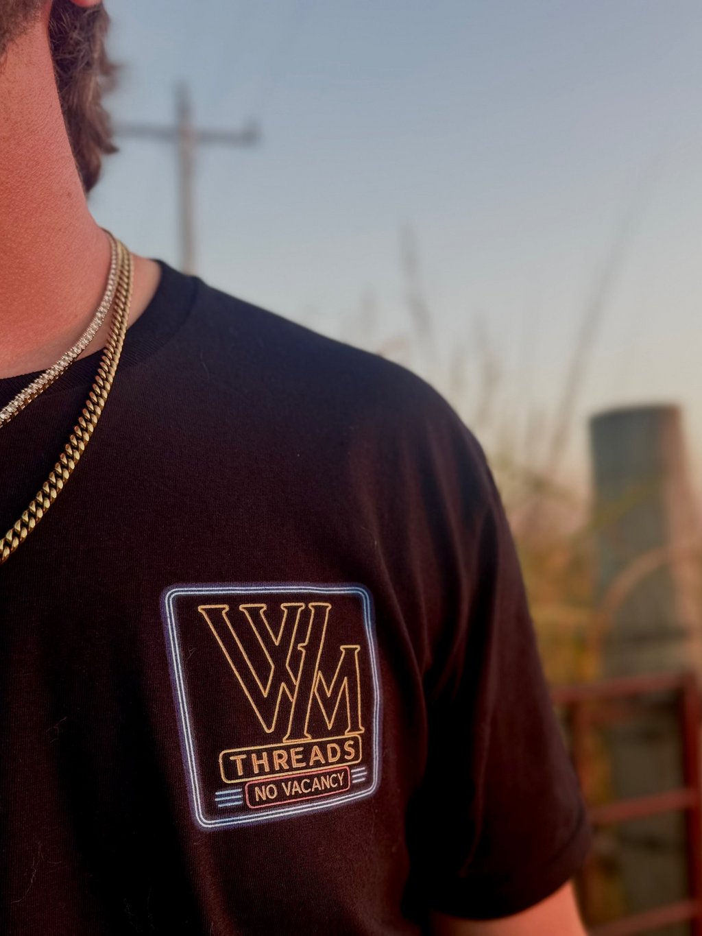 WM Threads Printed Neon Tee
