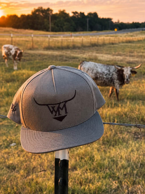 Embroidered Longhorn Limited Flat Bill