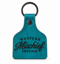Western Mischief Threads
Handmade Leather Ear Tag
Keychain