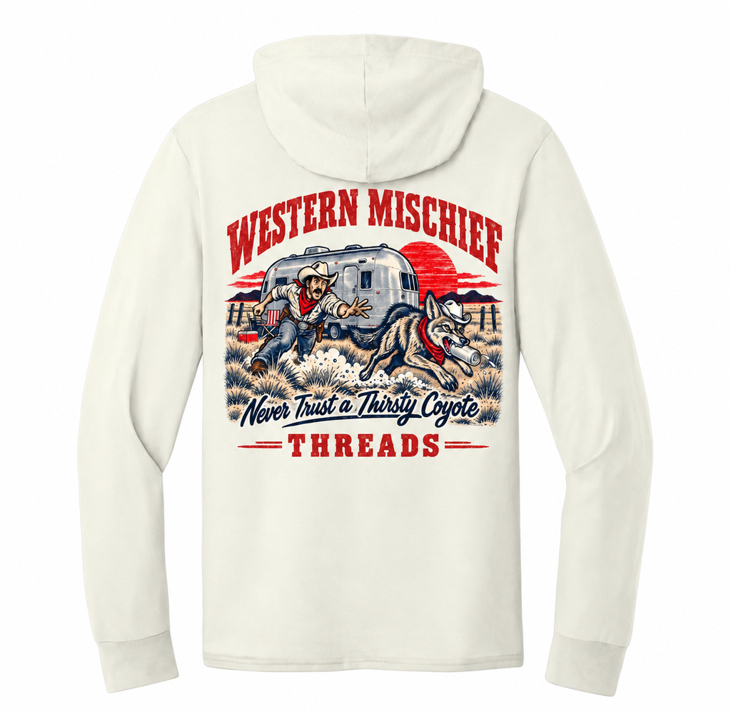 Thirsty Coyote Hooded Tee