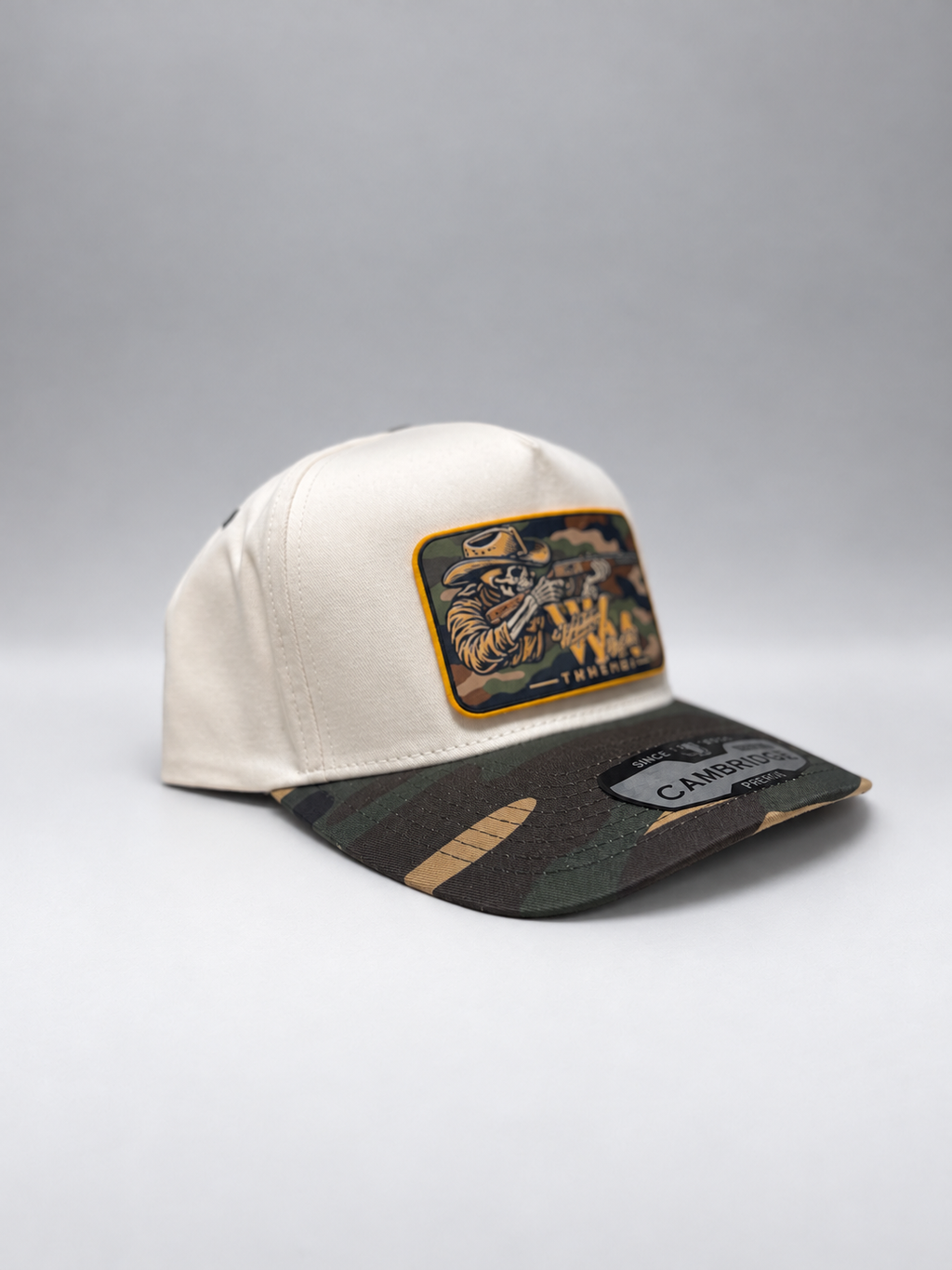 WMT Haunted Hunt Cap (Camo and Natural White)