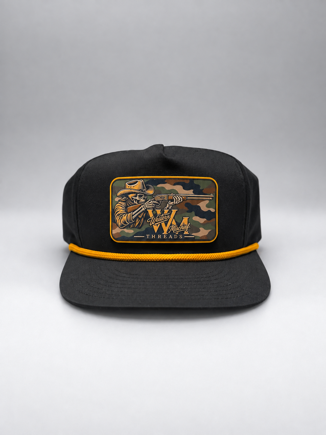 WMT Haunted Hunt Rope Cap (Black and Gold)