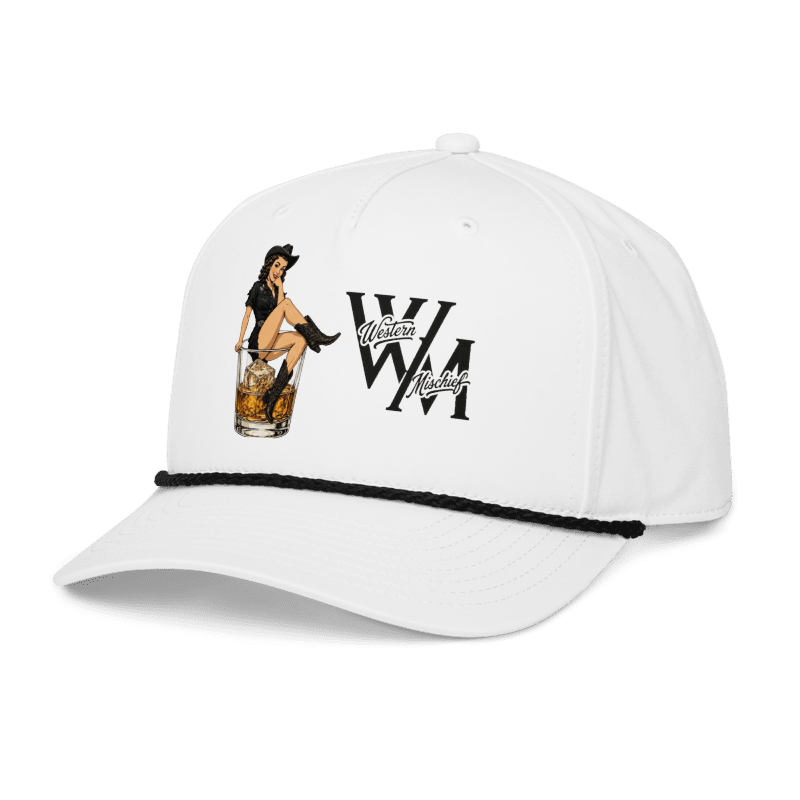 Whiskey Turnt Rope Snapback