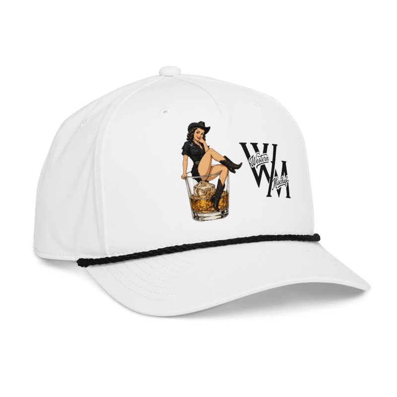 Whiskey Turnt Rope Snapback