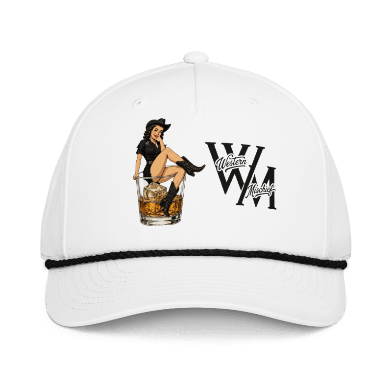 Whiskey Turnt Rope Snapback